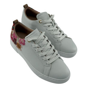 NWOB Ted Baker Women’s Sneakers White Floral Accent